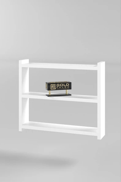 Gold Falez Mutfak Rafı Tezgah Üstü Organizer Beyaz - 5