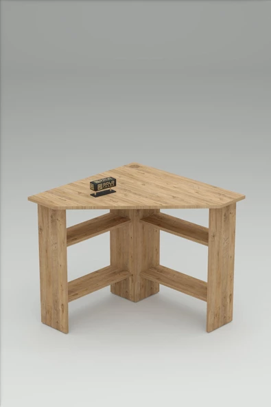 Gold Falez ÇALIŞMA MASASI KÖŞE ÇOK AMAÇLI BİLGİSAYAR MASASI ATLANTİK ÇAM - 5