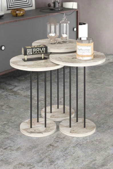 Gold Falez ORTA SEHPA VE ZİGON SEHPA TERRA SET EFES - Resim 4