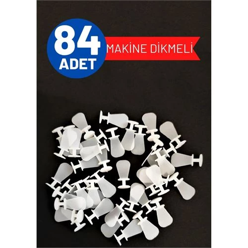 Renkmix Makine Dikmeli Perde Düğmesi 84 Adet