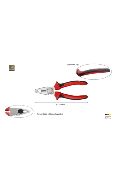 CETA 160 MM KOMBİNE PENSE - 2