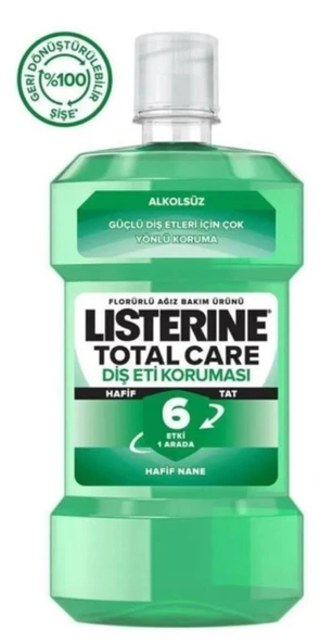 Listerine Total Care Diş Eti Koruması 250ml Hafif Nane