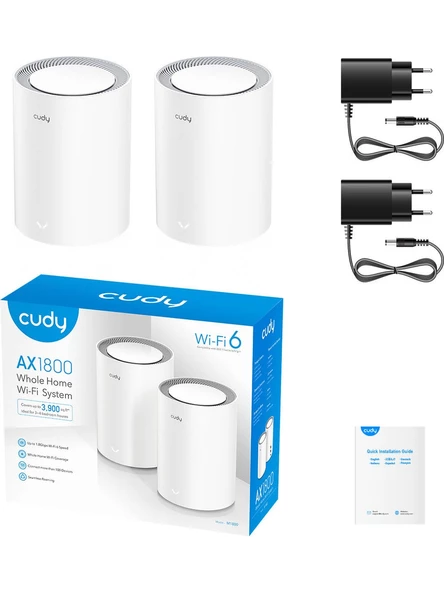 Cudy M1800 2 Port 1800 Mbps 2'li Router - 2