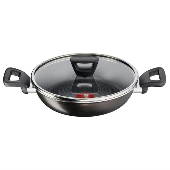 Tefal Titanyum 2X Xl Difüzyon Tabanlı Kapaklı Sahan - 24 Cm