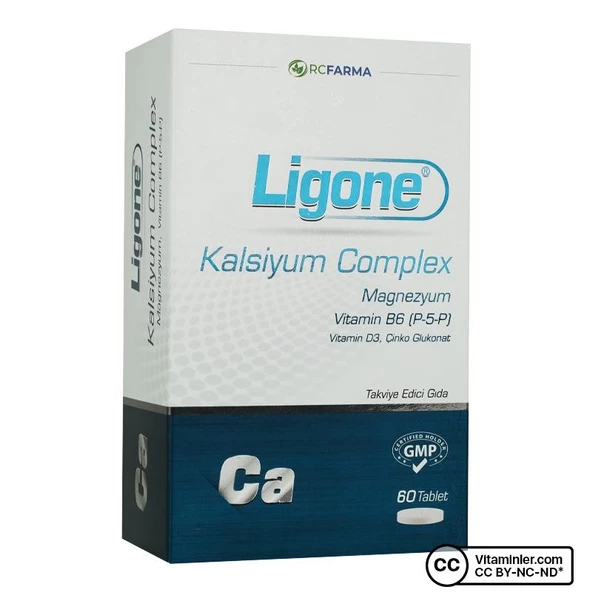 Ligone Kalsiyum Tablet 60'lı