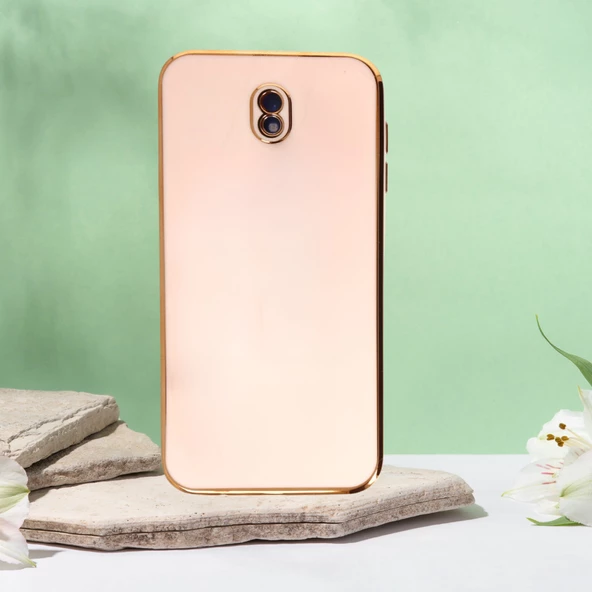 SAMSUNG J7 PRO ŞANZELİZE KILIF ROSE GOLD