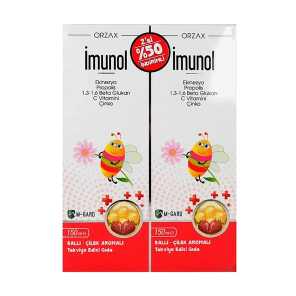 İmunol Şurup 150 ml - İkincisi %50 İndirimli