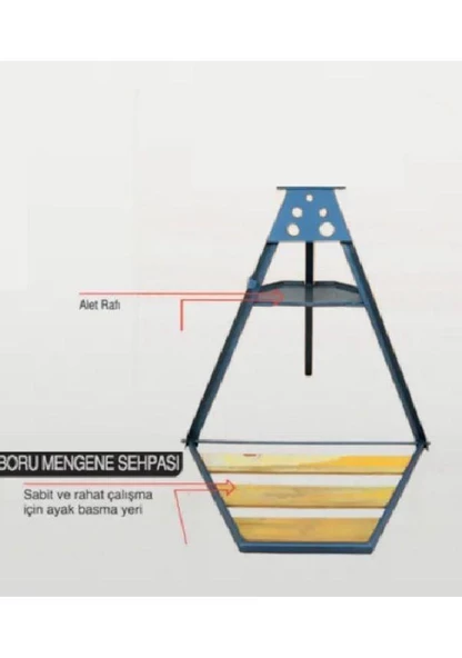 Kanca Boru Mengenesi Çalışma Sehpası 2''-3'' - 3