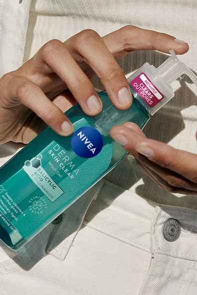 Nivea Derma Skin Clear Yüz Temizleme Jeli 150 ml - Resim 8