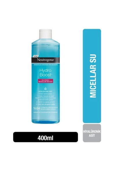 Neutrogena Hydro Boost Micellar Su 400 Ml - Resim 3