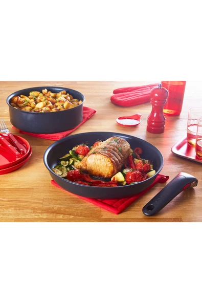 TEFAL Titanyum 6x Indüksiyon Tabanlı Mix Tava - 22 Cm - 7