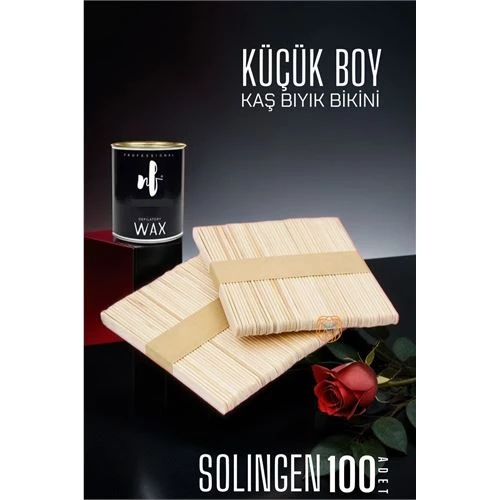 Ağda Spatulası Solingen Küçük Boy 100 ADET