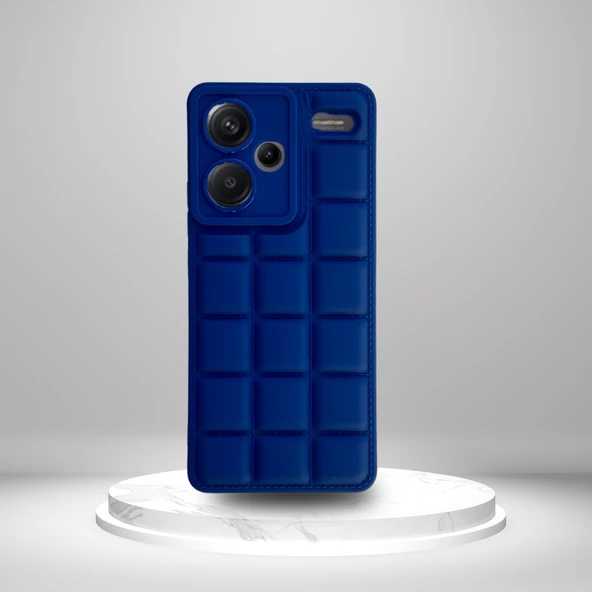 Xiaomi Redmi Note 13 Pro Plus 5G Uyumlu Tlp Silikon Madlen Case  LACİVERT