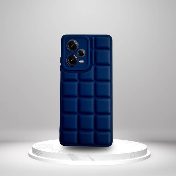 Xiaomi Redmi Note 12 Pro 5G Uyumlu Tlp Silikon Madlen Case  LACİVERT