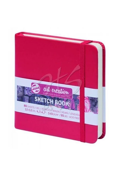 Eskiz Defteri 140 gr 12 X 12 Cm Kırmızı