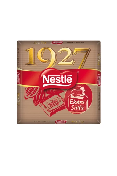 Nestle 1927 Ekstra Sütlü Kare Çikolata 60 Gr 6'lı Paket