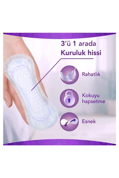 Orkid Bahar Çiçekleri Tekli Paket Yaprak Günlük Hijyenik Ped - 7