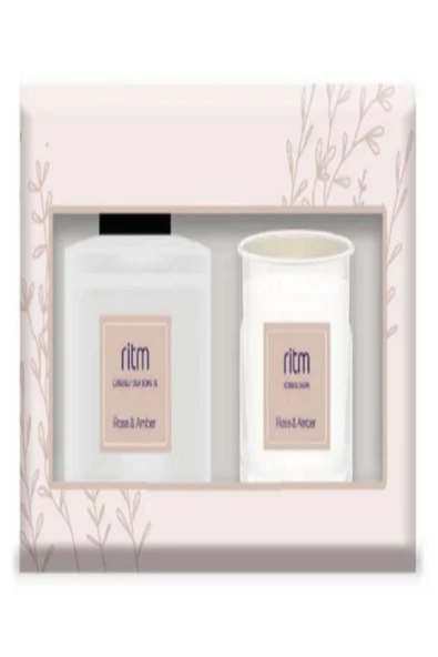 Ritm Oda Kokusu 100 ml+Mum 90 G Rose & Amber