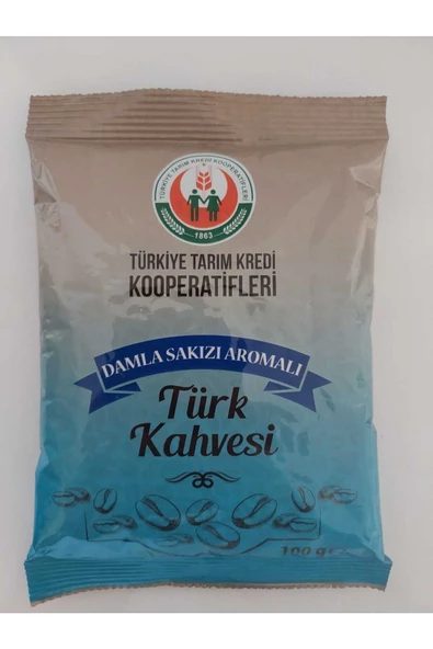 Tarım Kredi Kooperatif Damla Sakız Aromalı Türk Kahvesi 100gr