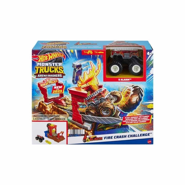 Hot Wheels Monster Trucks Ateşle Çarpışma Mücadelesi Oyun Seti