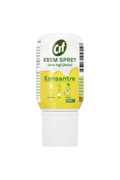 Cif Krem Sprey Konsantre Yağ Çözücü 70 Ml 2051