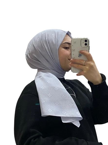 JAKARLI MİNİ KARE DESENLİ ŞAL 1018 - 4