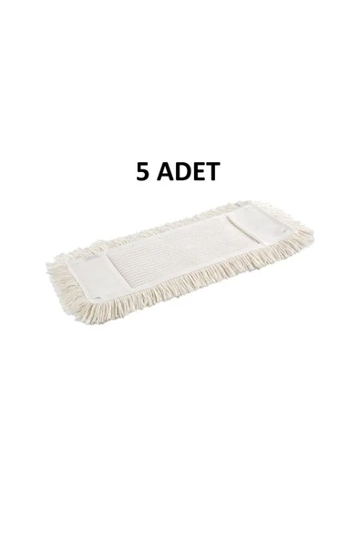 mc.pierobaby Nemli Mop Bezi Zincir Mob Yedek Bezi Yıkanabilir 40 Cm -5 Adet