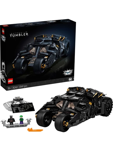 LEGO DC Batman Batmobile Tumbler 76240 - Yetişkinler İçin Koleksiyonluk ve Sergilenebilir Model Yapım Seti (2049 Parça)