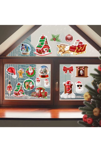 Yılbaşı Temalı Sticker Set - 4