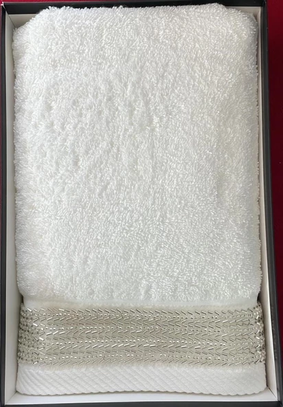 LEYDİ HOME CİHANGİR KREM HAVLU 50X90 CM