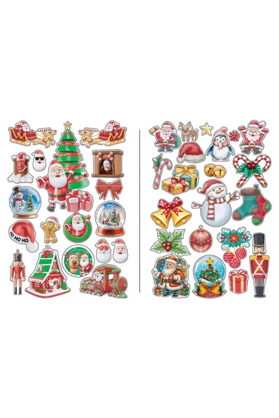 Yılbaşı Temalı Sticker Set - 3