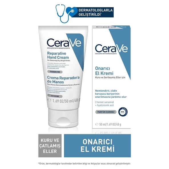 CeraVe Onarıcı El Kremi 50 ml