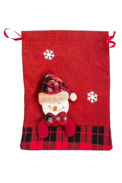 Yılbaşı Kardan Adam Lüks Çuval 22 x 28 cm - 2