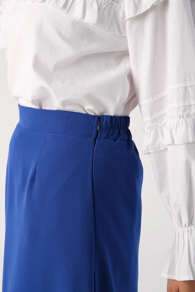 Saks-Beli Lastikli Kalem Etek - Resim 5