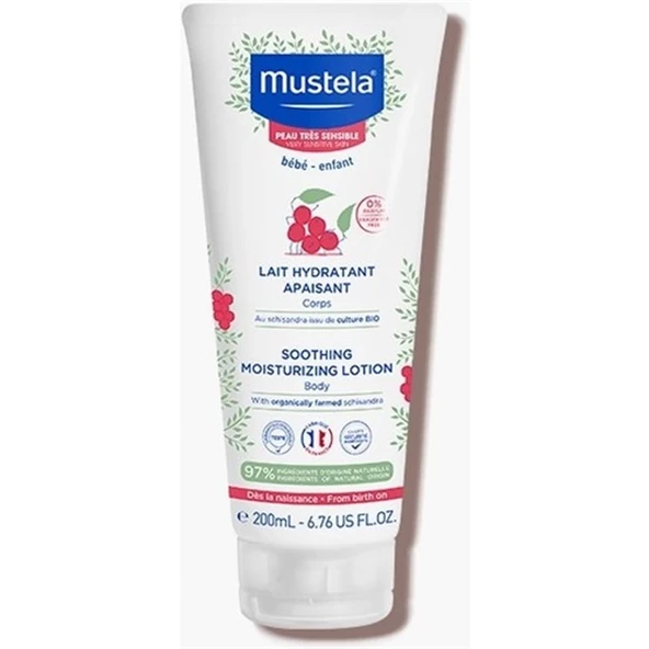 Mustela Çok Hassas Ciltler İçin Rahatlatıcı Nemlendirici Bebek Losyonu 200 ml