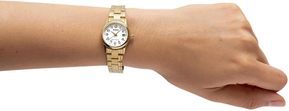 Casio LTP-V002G-7B2UDF Altın Renk Kadın Kol Saati - 5
