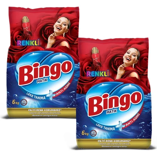 Matik Toz Çamaşır Deterjanı 6 Kg Renkli 2'li - 2