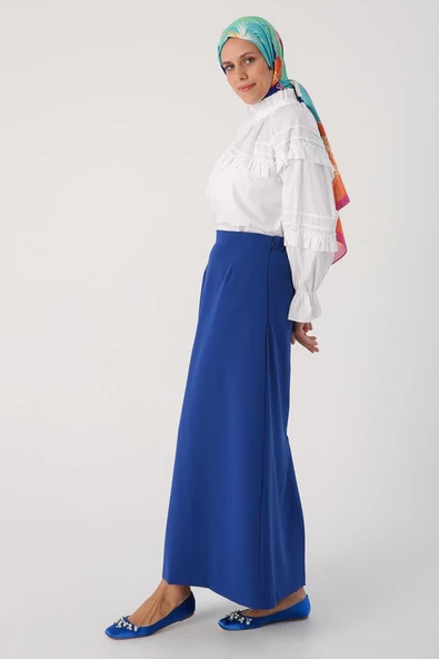 Saks-Beli Lastikli Kalem Etek - Resim 3