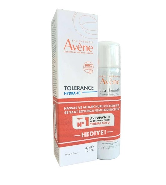 Avene Tolerance Hydra 10 Cream 40 ml + Termal Su 50 ml HEDİYE