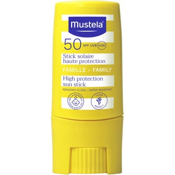 Mustela Spf50+ Çok Yüksek Koruma Faktörlü Güneş Stick 9 ml