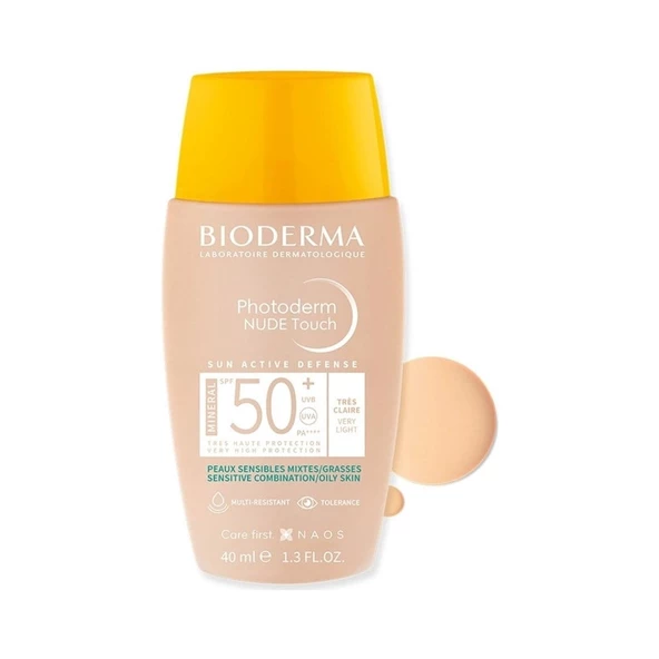 Bioderma Photoderm Nude Touch Very Light Spf50+ 40 ml