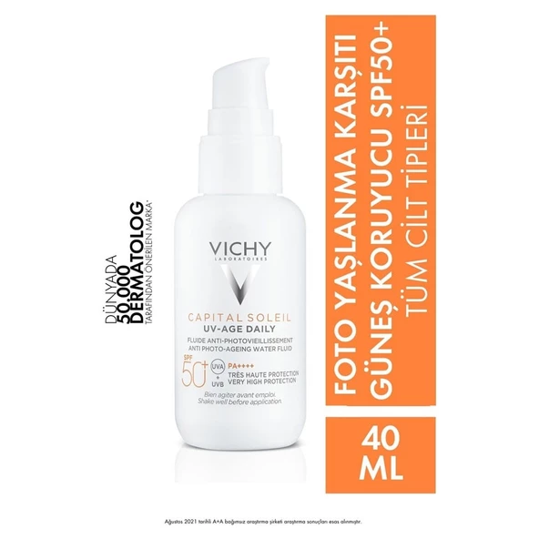 Vichy Capital Soleil Uv-Age DailySpf 50+ 40 ml