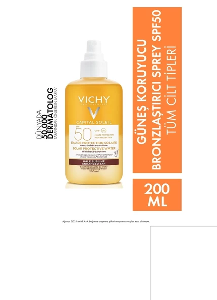 Vichy Capital Soleil SPF 50+ Güneş Koruyucu Sprey 200 ml