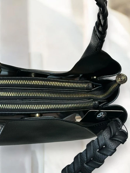 İSOLA El Ve Kol Çantası Olarak Tasarlanmış Suni Deri Bayan Omuz Çantası SL.7363477144SYH - Resim 6