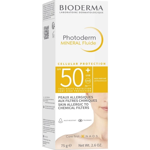 Bioderma Photoderm Mineral Fluid Spf50+ 75 ml