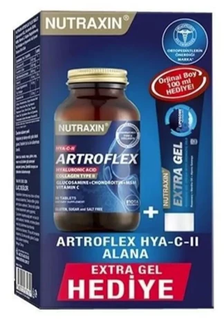 Nutraxin Artroflex Hya-C-II 90 Tablet + Extra Gel 100 ml Hediye