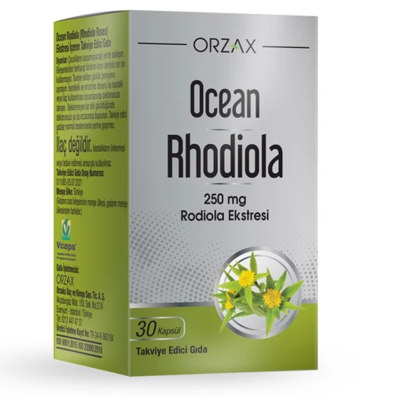 Ocean Rhodiola 250 mg 30 Kapsül