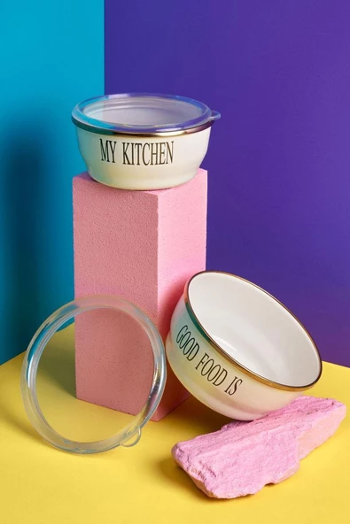 Miss Betty Motto Series 2'Li Saklama Kabı Fildişi 63455