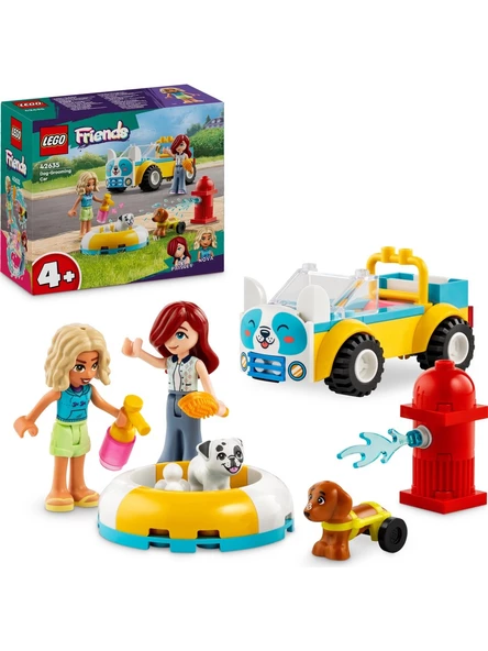 LEGO Friends Köpek Kuaförü Arabası 42635 - 4 Yaş ve Üzeri Çocuklar için Köpek Figürü İçeren Yaratıcı Oyuncak Yapım Seti (60 Parça)