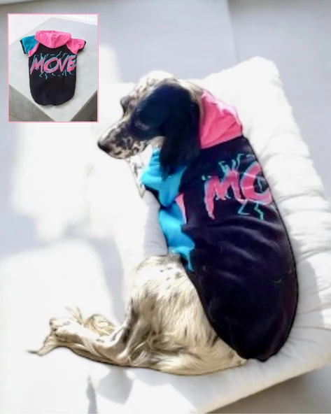 Move Extra Kapşonlu Sweatshirt Orta ve Büyük Irklar İçin - 6